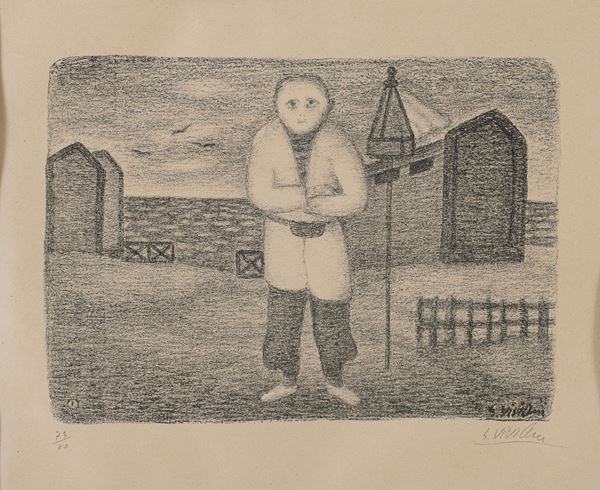 COPPIA DI LITOGRAFIE DI GIUSEPPE VIVIANI