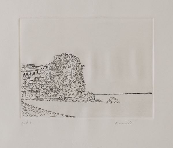 DUE LITOGRAFIE DI GIOVANNI OMICCIOLI