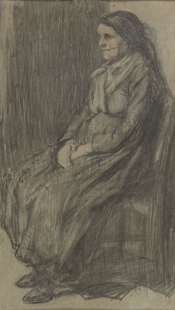 DISEGNO ANZIANA