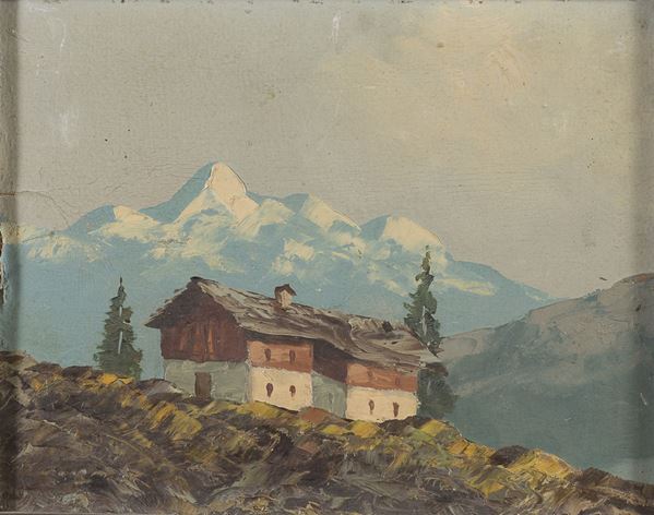DIPINTO BAITE IN MONTAGNA