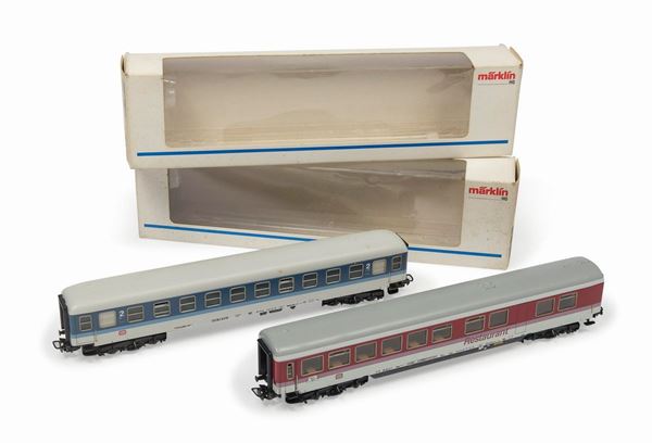 LOTTO CARROZZE PASSEGGERI DB M&#196;RKLIN