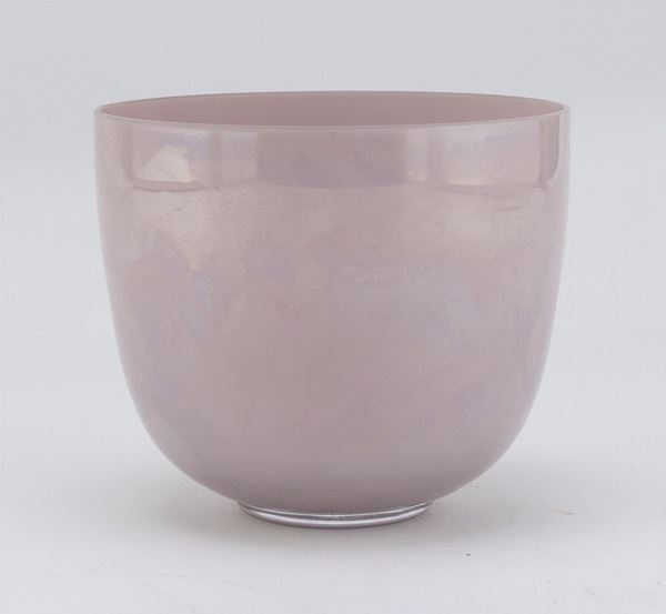 VASO IN VETRO, MURANO ANNI &#39;70