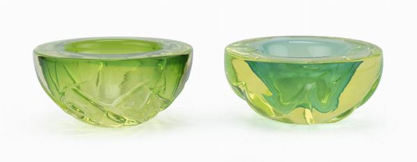 COPPIA DI POSACENERI, MURANO ANNI &#39;60