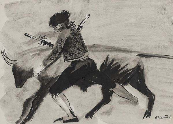 DISEGNO TORERO DI ENOTRIO PUGLIESE