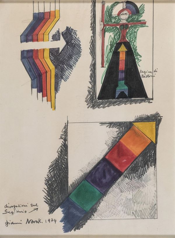 DUE DISEGNI DI GIANNI NOVAK