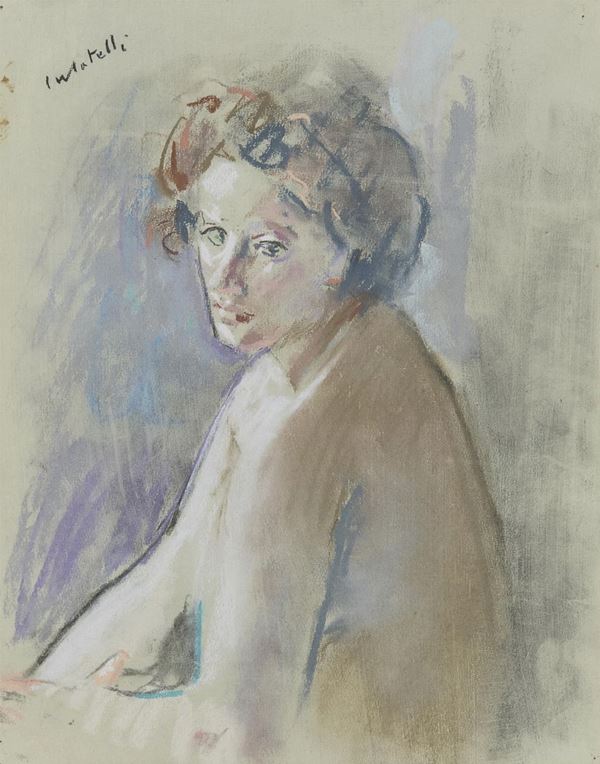 PASTELLO DONNA DI VITTORIO CUSATELLI
