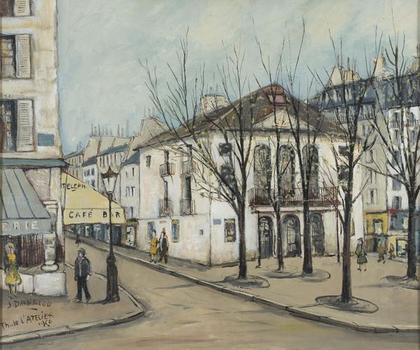 DIPINTO PARIGI F.TO J. DANFLOU