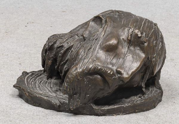 BRONZO TESTA DEL BATTISTA DI GIUSEPPE RITO