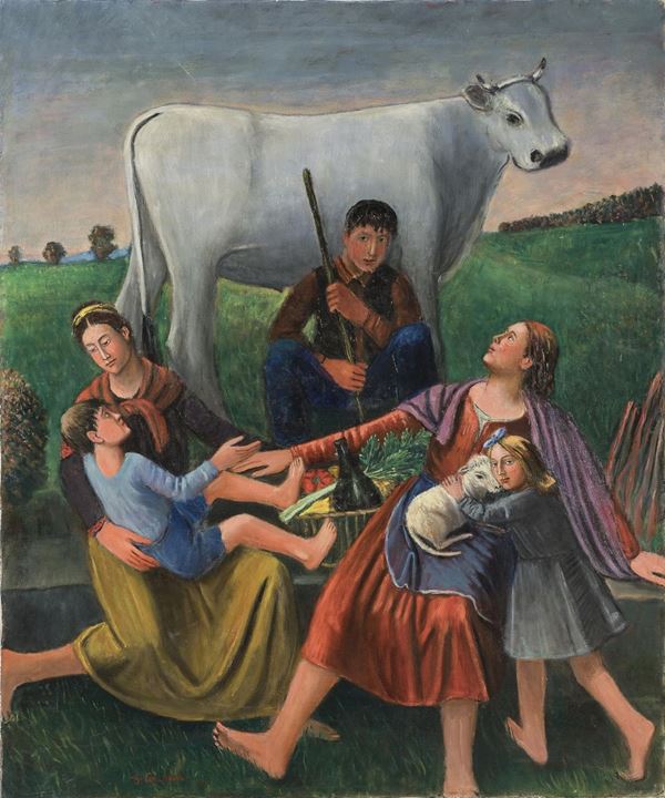 DIPINTO DI GISBERTO CERACCHINI