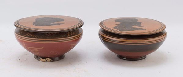 DUE PISSIDI IN TERRACOTTA, XX SECOLO