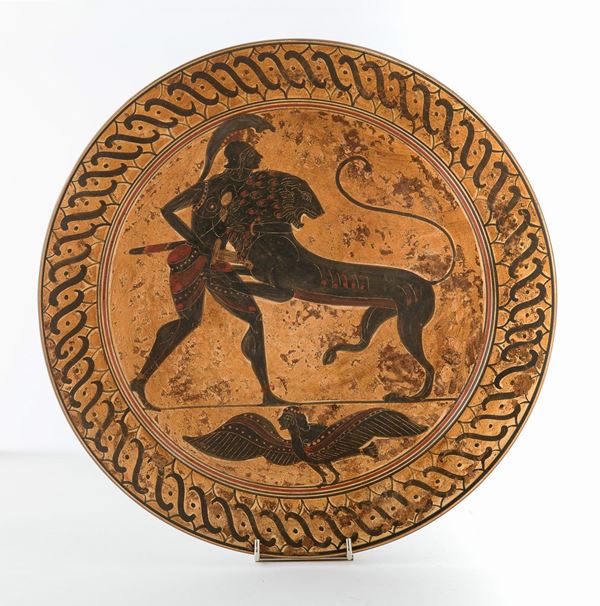 PIATTO IN TERRACOTTA, XIX SECOLO