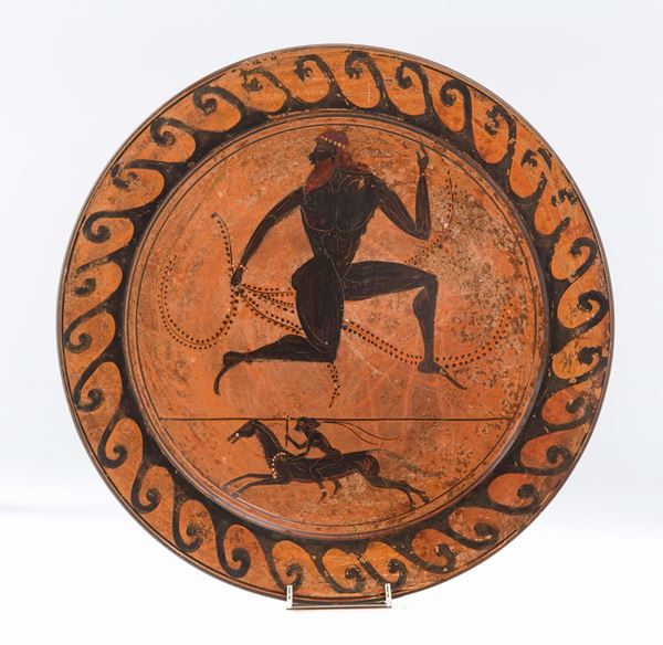 PIATTO IN TERRACOTTA, XIX SECOLO