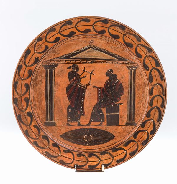 PIATTO IN TERRACOTTA, XIX SECOLO