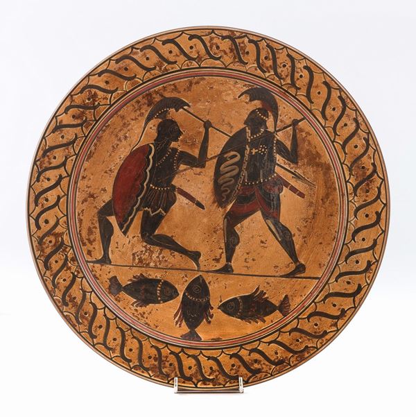 PIATTO IN TERRACOTTA, XIX SECOLO
