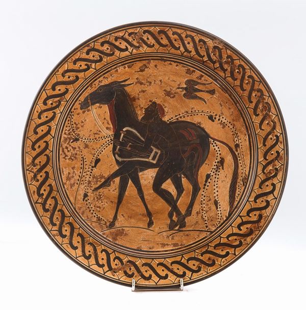 PIATTO IN TERRACOTTA, XIX SECOLO
