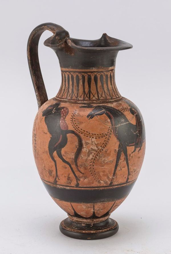 OINOCHOE A VERNICE NERA, XIX SECOLO