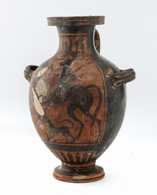 HYDRIA A VERNICE NERA, XIX SECOLO