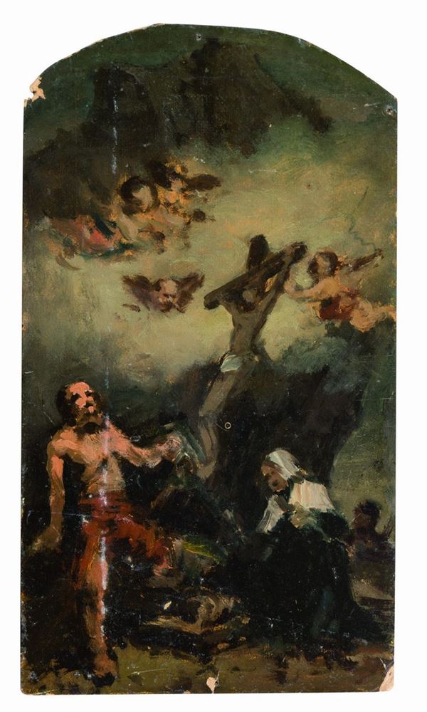 DIPINTO LA PALA AL SANTUARIO DI GRAGLIA