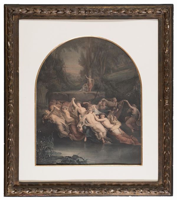 STAMPA COLORATA DANZA DELLE NINFE