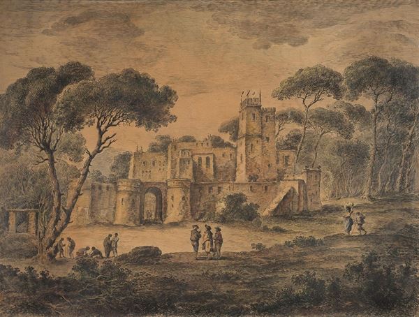 PAESAGGIO SEICENTESCO F.TO RUBENS CAPALDO