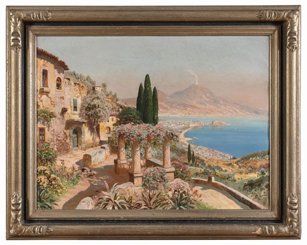 PAESAGGIO DEL GOLFO DI NAPOLI DI GOTTFRIED ARNEGGER