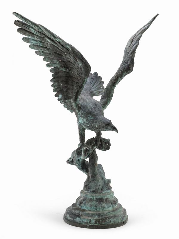 GRANDE AQUILA IN BRONZO