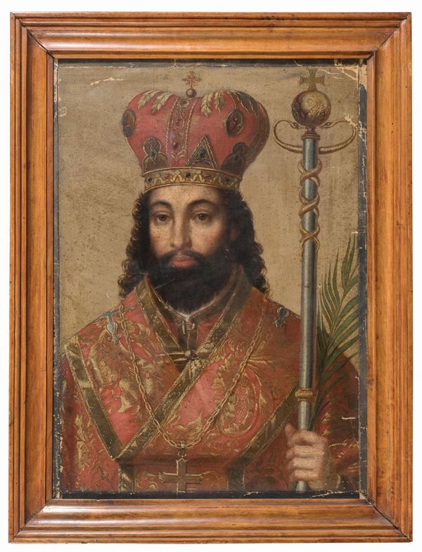 RITRATTO DI POPE DI PITTORE GRECO