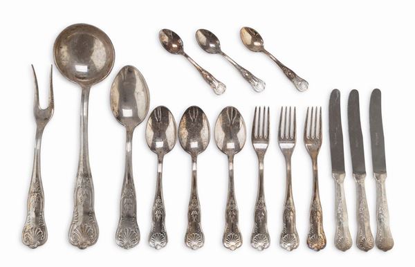 SERVIZIO DI POSATE IN SILVERPLATED, ITALIA