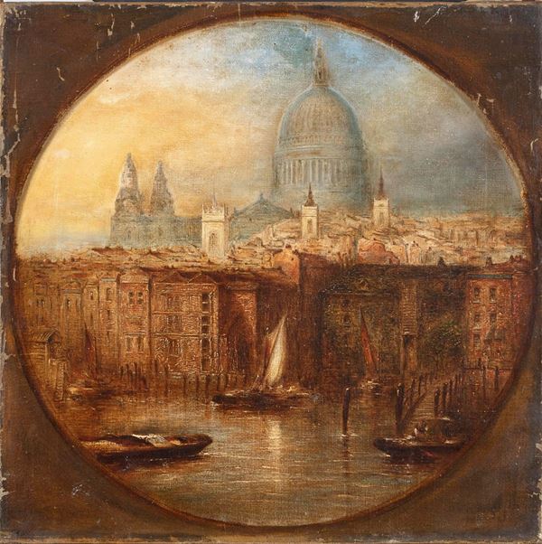 SAINT PAUL CATHEDRAL DI PITTORE INGLESE