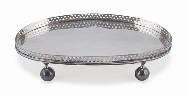VASSOIETTO IN ARGENTO, STATO PONTIFICIO 1815/1820