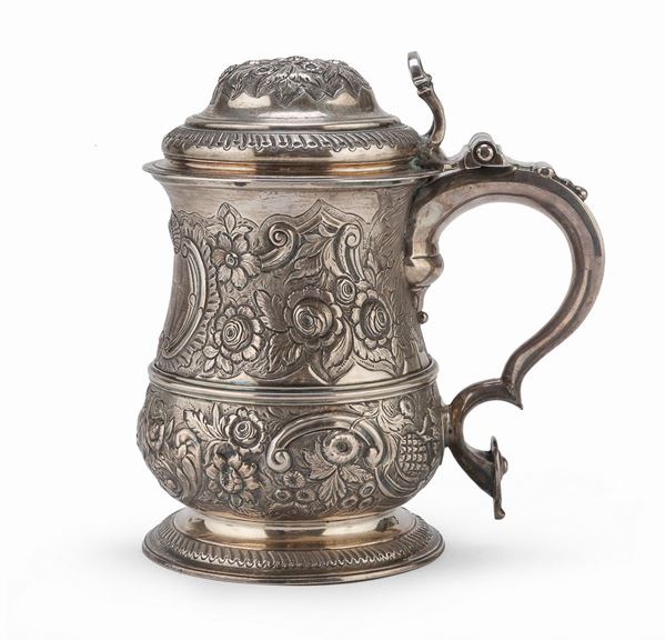 TANKARD IN ARGENTO, FRANCIS SPILSBURY I 1740