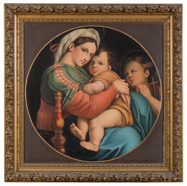 LA MADONNA DELLA SEGGIOLA, DA RAFFAELLO