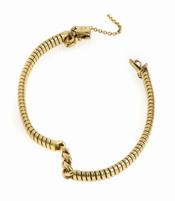 BRACCIALE SEMIRIGIDO IN ORO GIALLO