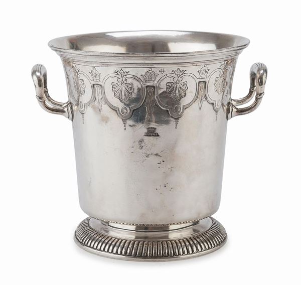 PORTAGHIACCIO IN SILVERPLATED, ITALIA