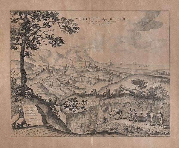 INCISIONE VELLETRI DA PIERRE MORTIER
