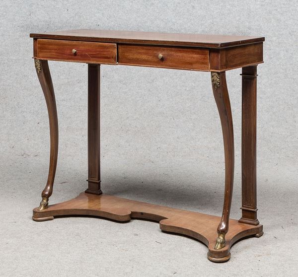 PICCOLA CONSOLE IN MOGANO