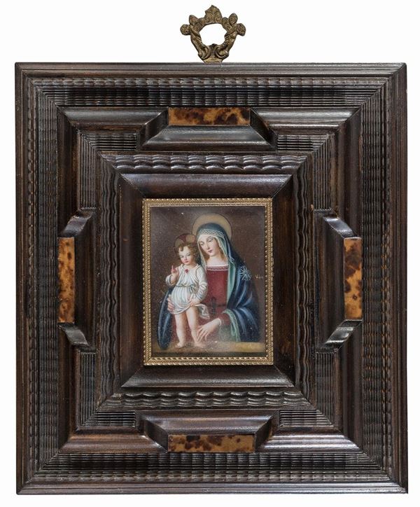 MINIATURA CON CORNICE OLANDESE