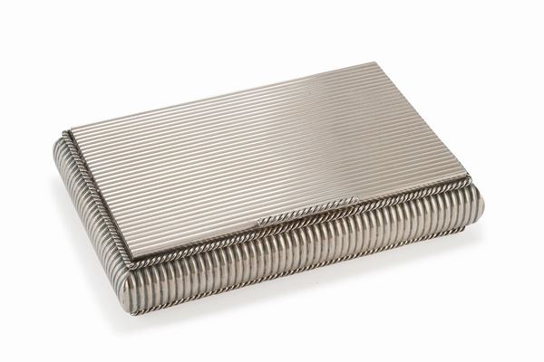 COFANETTO IN ARGENTO, BURCI FIRENZE