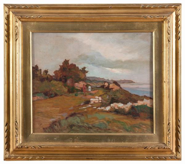 DIPINTO MARINA DI CARLO DOMENICI