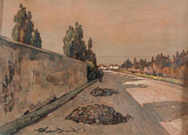 DIPINTO STRADA DI GINO ROMITI