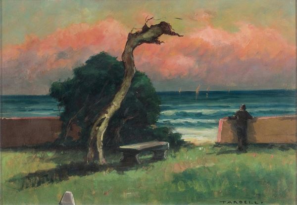 DIPINTO LUNGOMARE DI ANGELO TARDELLI