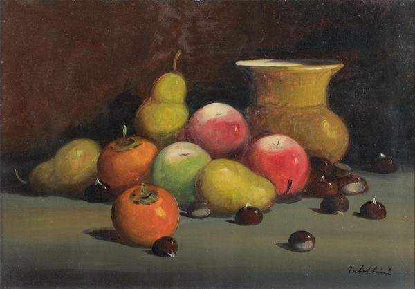 DIPINTO FRUTTI AUTUNNALI DI GIACOMO TABELLINI