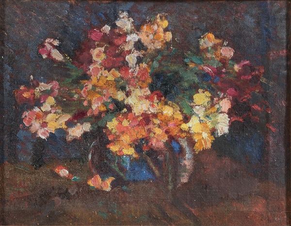 DIPINTO FIORI DI CORRADO MICHELOZZI