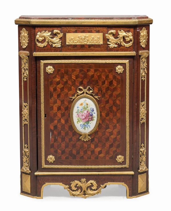 PICCOLA CREDENZA A MARQUETERIES, FRANCIA