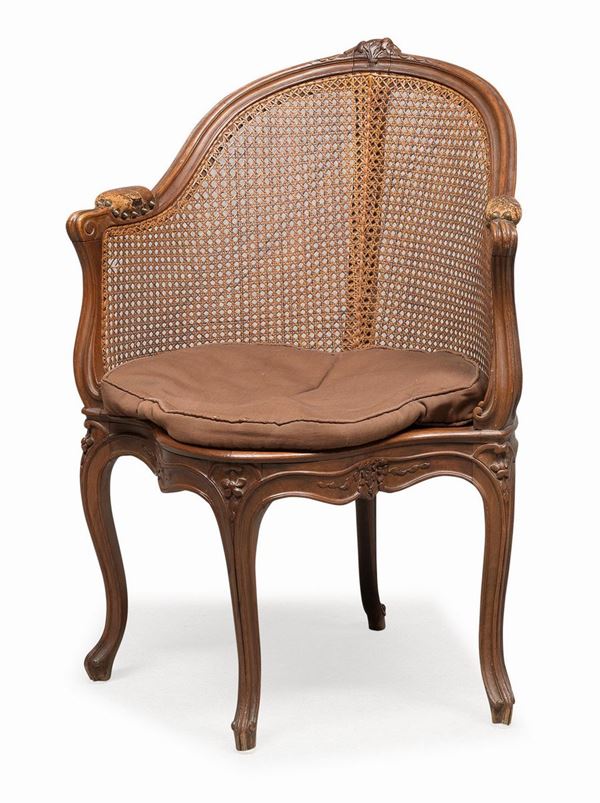 POLTRONCINA IN NOCE