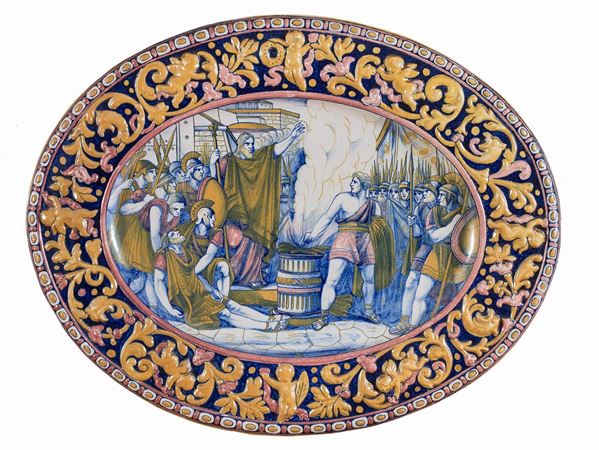 PIATTO IN CERAMICA, GUALDO TADINO