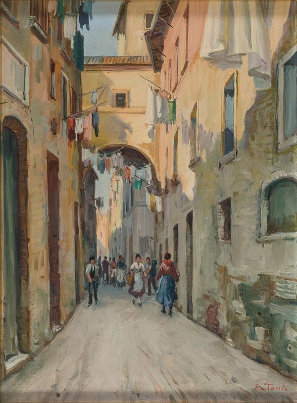 VICOLO CON PASSANTI DI EGIDIO TONTI
