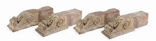 QUATTRO MODELLI DI ARCHITRAVE MANIERISTA