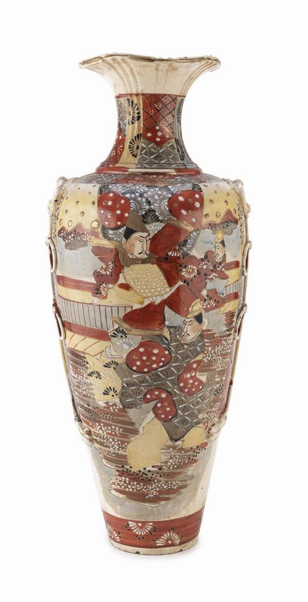 VASO SATSUMA IN CERAMICA, GIAPPONE