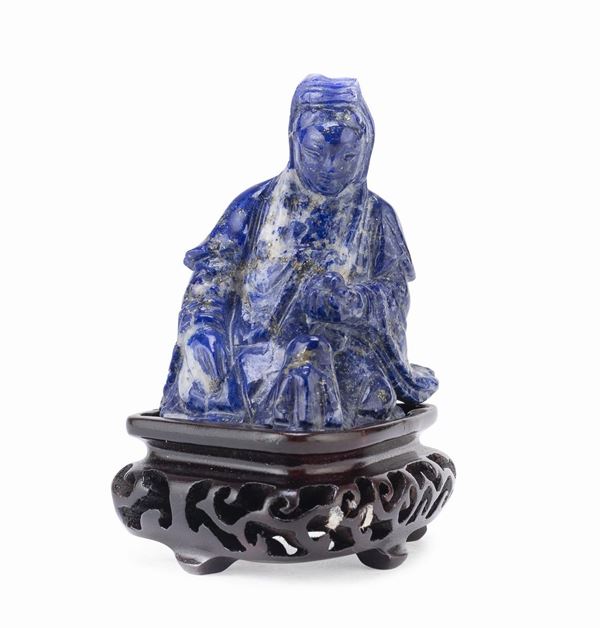 SCULTURA IN LAPISLAZZULI, CINA